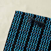 Personalisierter Name Shark Waves Benutzerdefinier Strandtuch (Beispiel)
