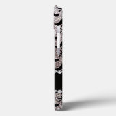 Personalisierter Name Silber Glitzer Stiefel Bows Case-Mate iPhone Hülle (Rückseite / Links)
