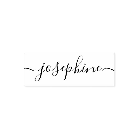 Personalisierter Name Skript Elegantes Skript Permastempel (Design)