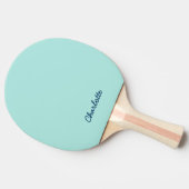 Personalisierter Name Skript vollständig bearbeitb Tischtennis Schläger (Seitenansicht)