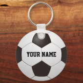 Personalisierter Name Soccer Ball Geschenk Schlüss Schlüsselanhänger (Vorderseite)