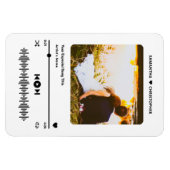 Personalisierter Name Spezielle Song Musik Player  Magnet (Horizontal)