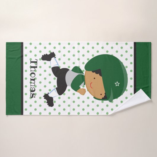 Personalisierter Name Sportboote Kinder Badetuch Badehandtuch (Badehandtuch)