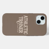 Personalisierter Name Sporttrainer Case-Mate iPhone Hülle (Rückseite (Horizontal))