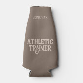 Personalisierter Name Sporttrainer Flaschenkühler (Vorderseite)