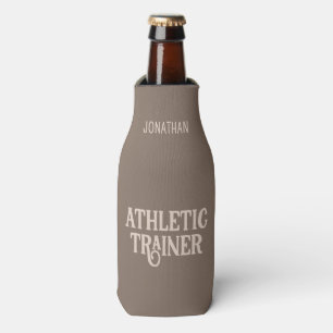Personalisierter Name Sporttrainer Flaschenkühler