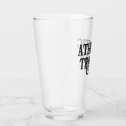 Personalisierter Name Sporttrainer Glas (Rechts)