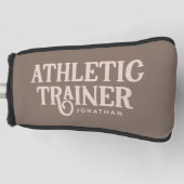 Personalisierter Name Sporttrainer Golf Headcover (Vorderseite)