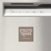 Personalisierter Name Sporttrainer Magnet (In Situ (Geschirrspüler))