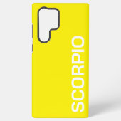PERSONALISIERTER NAME STERNZEICHEN STYLISCH MODERN SAMSUNG GALAXY HÜLLE (Rückseite)