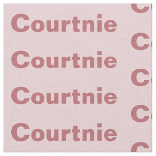 Personalisierter Name Stoff