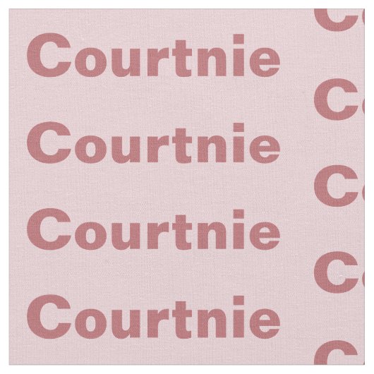 Personalisierter Name Stoff (Nahaufnahme)