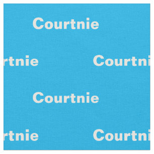 Personalisierter Name Stoff