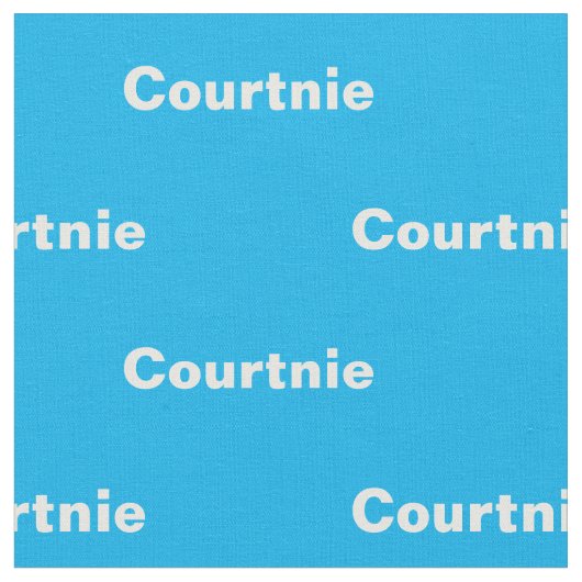 Personalisierter Name Stoff (Nahaufnahme)