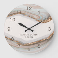 Personalisierter Name Stone Marble Agate Large Clo