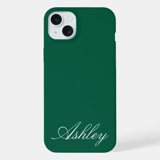 Personalisierter Name Stylisch Modern Elegant Mini iPhone Hülle (Rückseite)