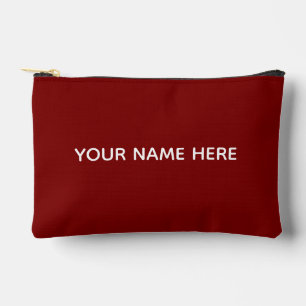 Personalisierter Name Stylisch Modern Elegant Mini Zubehörtasche