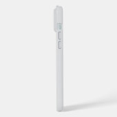Personalisierter Name Stylisch Modern Minimal Hell iPhone Hülle (Linke Seite)