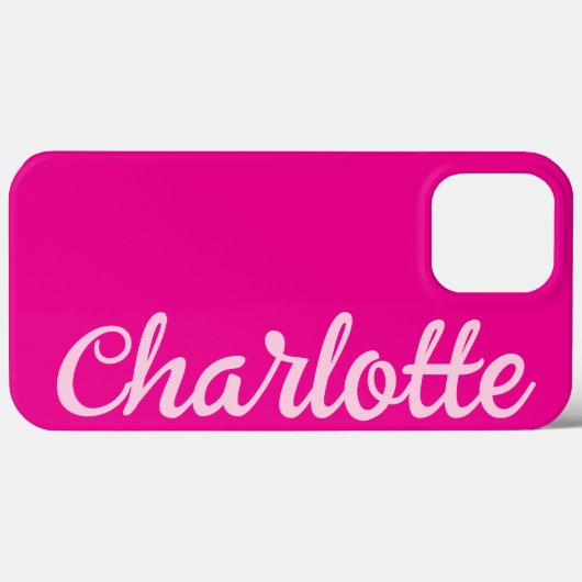 Personalisierter Name Stylisch Modern Minimal Hot Case-Mate iPhone Hülle (Rückseite (Horizontal))