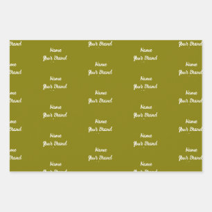Personalisierter Name Stylisch Moderne Frohe Weihn Geschenkpapier Set