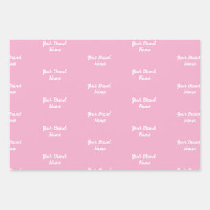 Personalisierter Name Stylisch Moderne Frohe Weihn Geschenkpapier Set