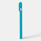 Personalisierter Name Stylisch Moderne Minimal Mon iPhone Hülle (Linke Seite)