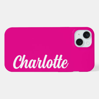 Personalisierter Name Stylisch Moderne Minimal Mon iPhone 15 Plus Hülle