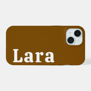 Personalisierter Name Stylisch Moderne Minimale Mo iPhone 15 Hülle