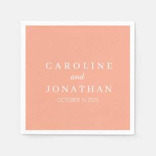 Personalisierter Name Stylisch Moderne Schrift Hoc Serviette