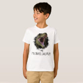 Personalisierter Name T-Rex Tyrannosaurus T - Shir T-Shirt (Vorne ganz)