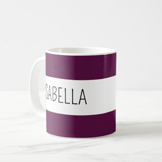 Personalisierter Name Tasse Weihnachtsgeschenk für (Vorderseite Links)