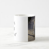 Personalisierter Name Tasse, zu fischen gegangen Kaffeetasse (Mittel)