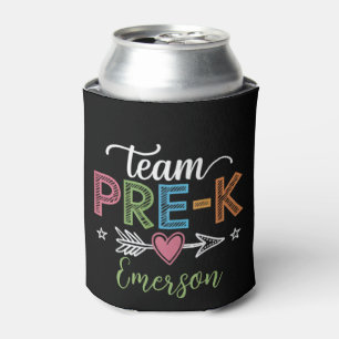 Personalisierter Name Team Pre-K Vorschullehrer  Dosenkühler