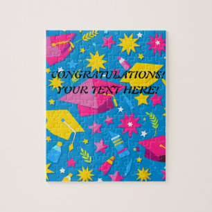 Personalisierter Name Text Eindeutiger Abschluss G Puzzle