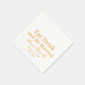 PERSONALISIERTER NAME & TEXT EINFACHE STILVOLLE HO SERVIETTE (Ecke)