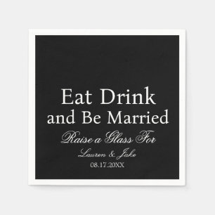 PERSONALISIERTER NAME & TEXT EINFACHE STILVOLLE HO SERVIETTE