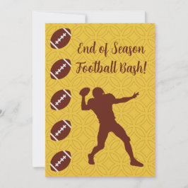 Personalisierter Name Text Event Sport Football Pa Einladung