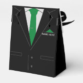 Personalisierter Name Text Funny Krawatte Geschenk Geschenkschachtel (Rückseite)