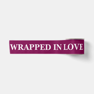 PERSONALISIERTER NAME & TEXT STYLISCH MODERN EINFA SATINBAND