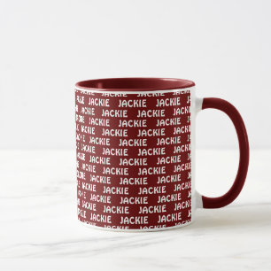 Personalisierter Name Textentwurf Kaffeemaschine T Tasse
