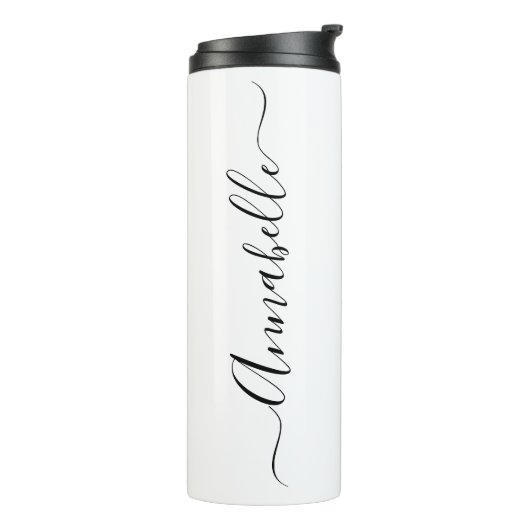 Personalisierter Name Thermosbecher (Nach links gedreht)