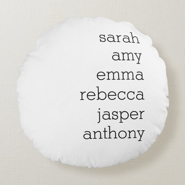 Personalisierter Name Throw Kissen , Anpassen (Vorderseite)