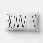 Personalisierter Name Throw Pillow Lendenkissen (Vorderseite)