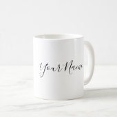Personalisierter Name, Tierzeichen, Merkmale Tasse (VorderseiteRechts)