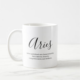 Personalisierter Name, Tierzeichen, Merkmale Tasse