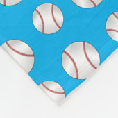 Personalisierter Name Tigerblau Fleecedecke (Ecke)