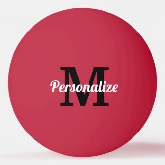 Personalisierter Name Tischtennis, monogramm Tischtennisball