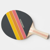 Personalisierter Name Tischtennis Schläger (Seitenansicht)