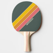 Personalisierter Name Tischtennis Schläger (Rückseite)