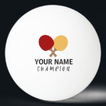 Personalisierter Name Tischtennisball<br><div class="desc">Personalisiert Name Ping Pong Ball,  Niedliche Geschenkidee für Spieler und Sporttrainer.</div>